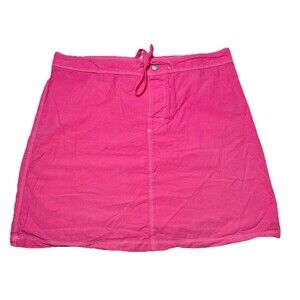 Fresh Produce Hot Pink Mini Skirt Drawstring Women’s Size Medium‎ Beach Coverup